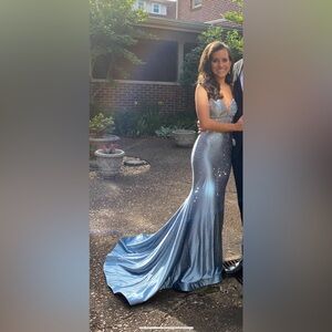 Light Blue Sherri Hill prom size 0